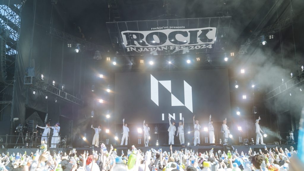 『ROCK IN JAPAN FESTIVAL 2024』に出演したINI