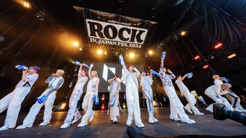 『ROCK IN JAPAN FESTIVAL 2024』に出演したINI