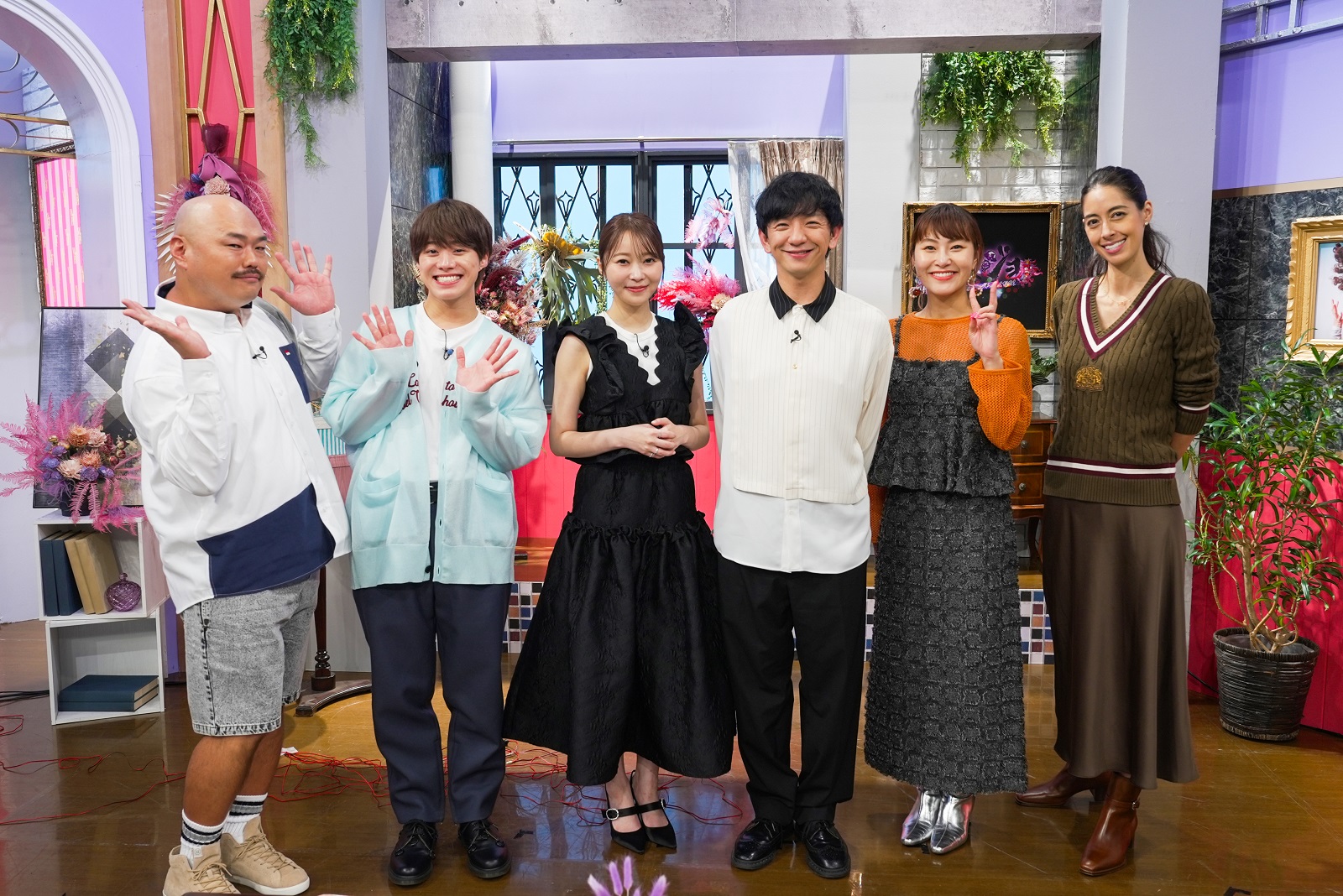 安田大サーカス・クロちゃん、なにわ男子・大橋和也、指原莉乃、パンサー・向井慧、村上佳菜子、森泉