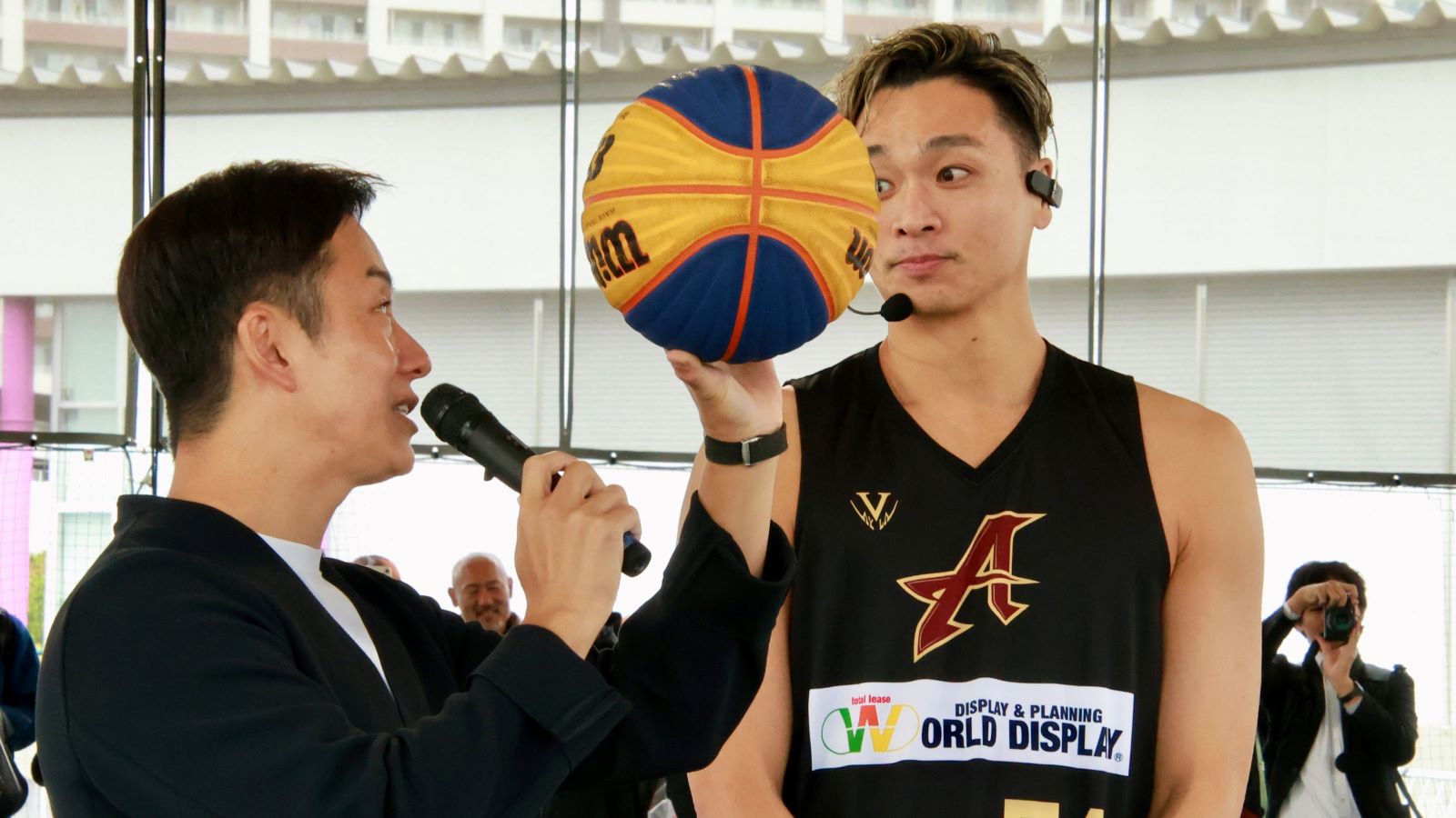 斎藤佑樹、3×3バスケットボール・落合知也選手