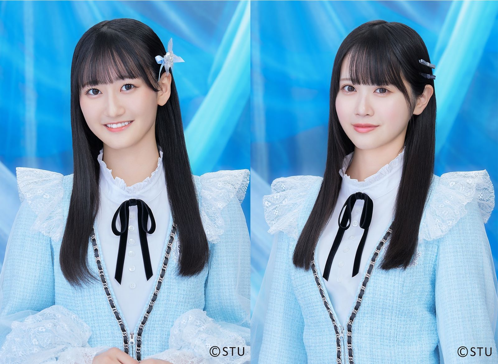 STU48・信濃宙花と中村舞の写真