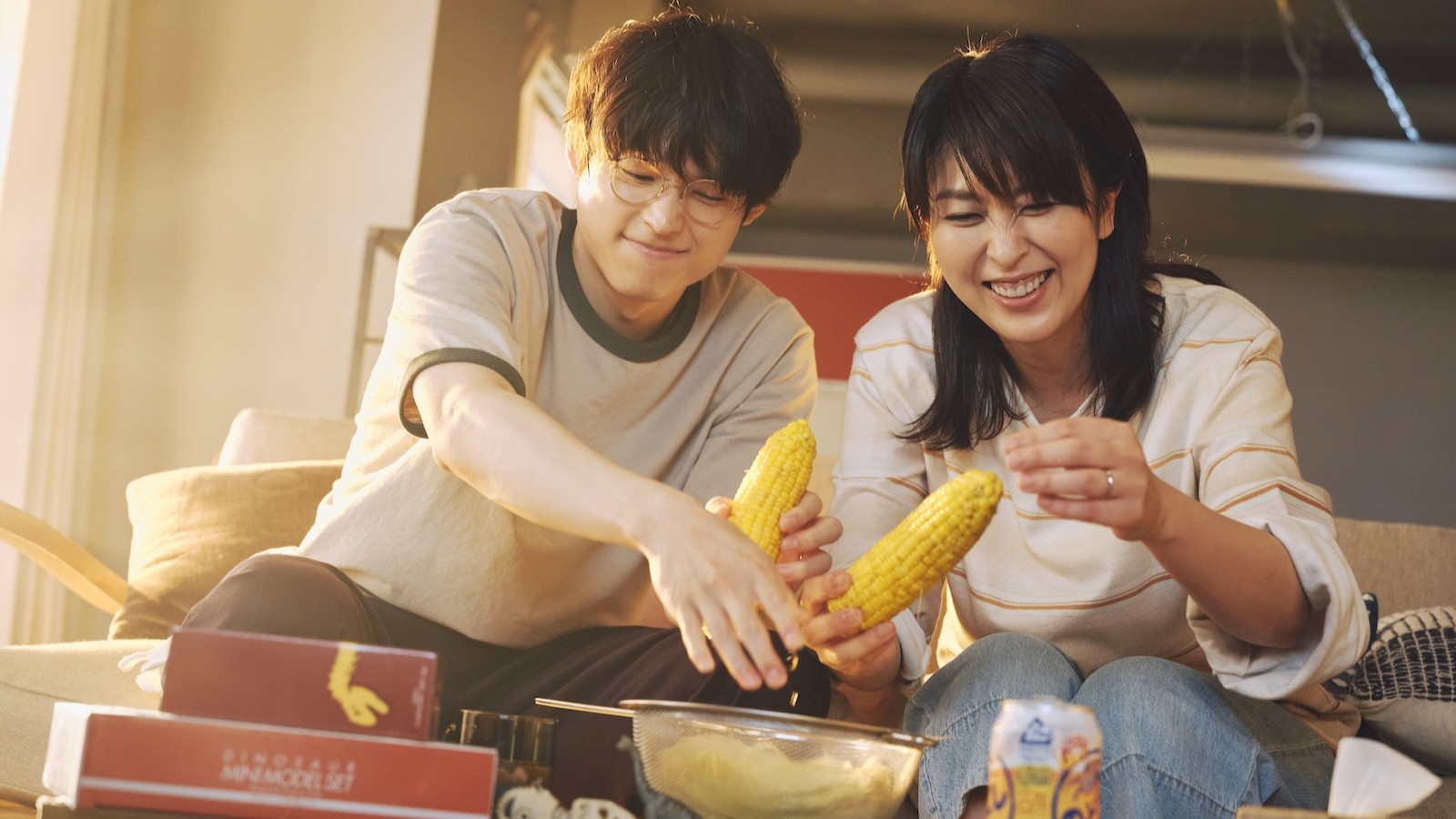 松村北斗と松たか子の写真