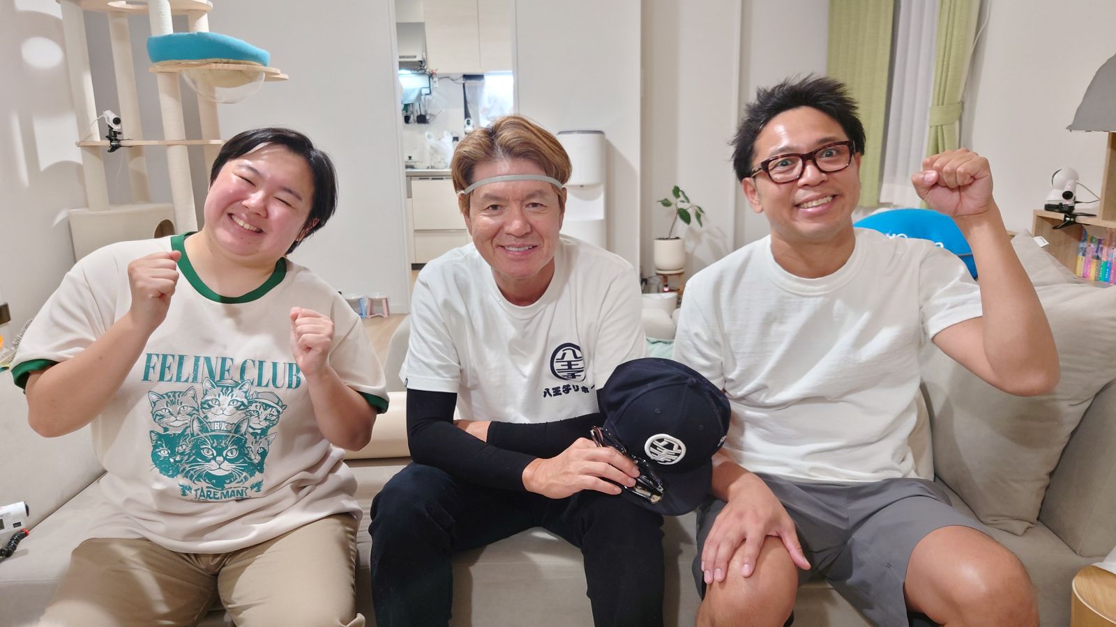 やす小とヒロミとサンシャイン池崎の写真