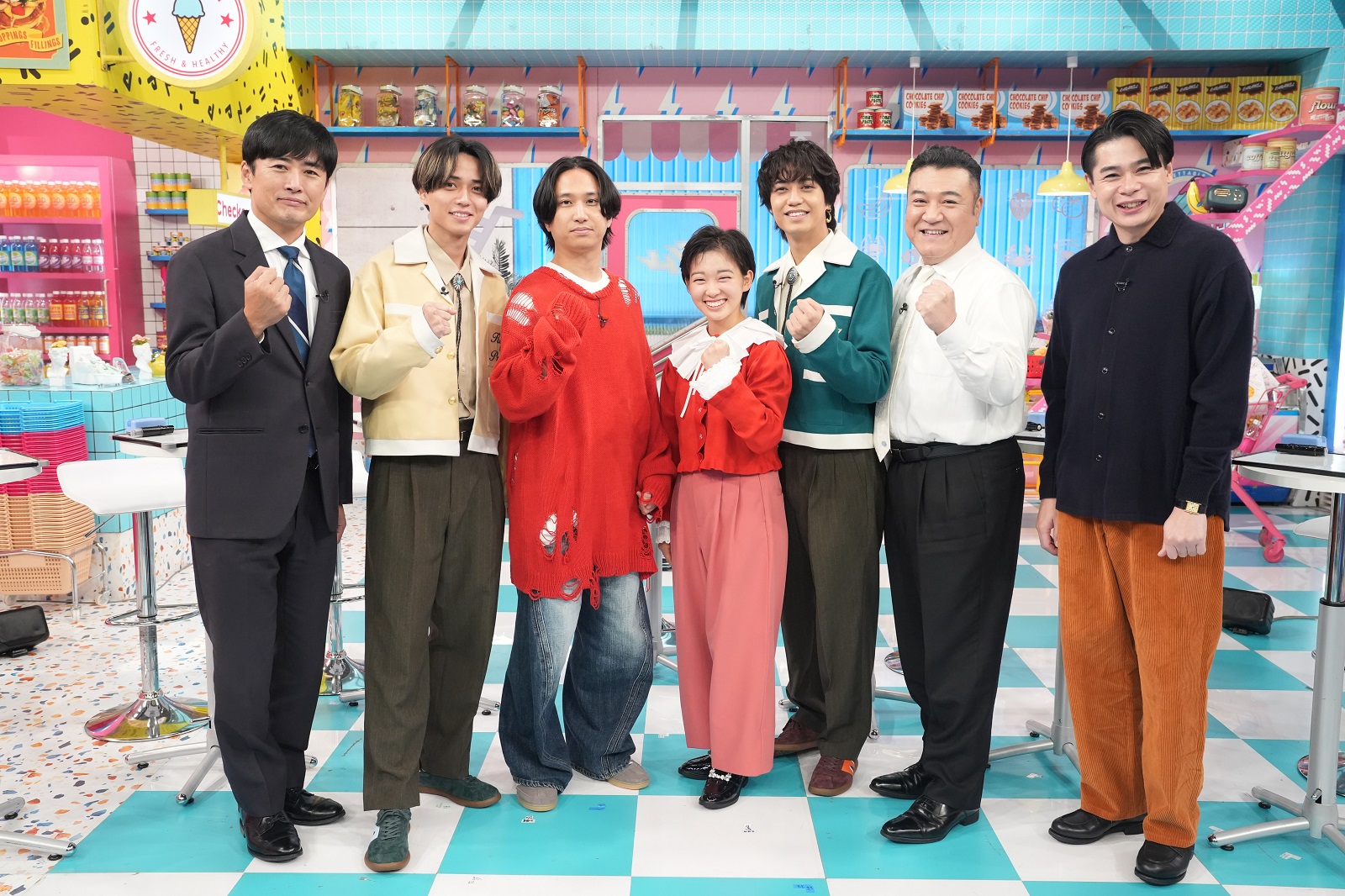 King & Princeの永瀬廉と髙橋海人らの写真