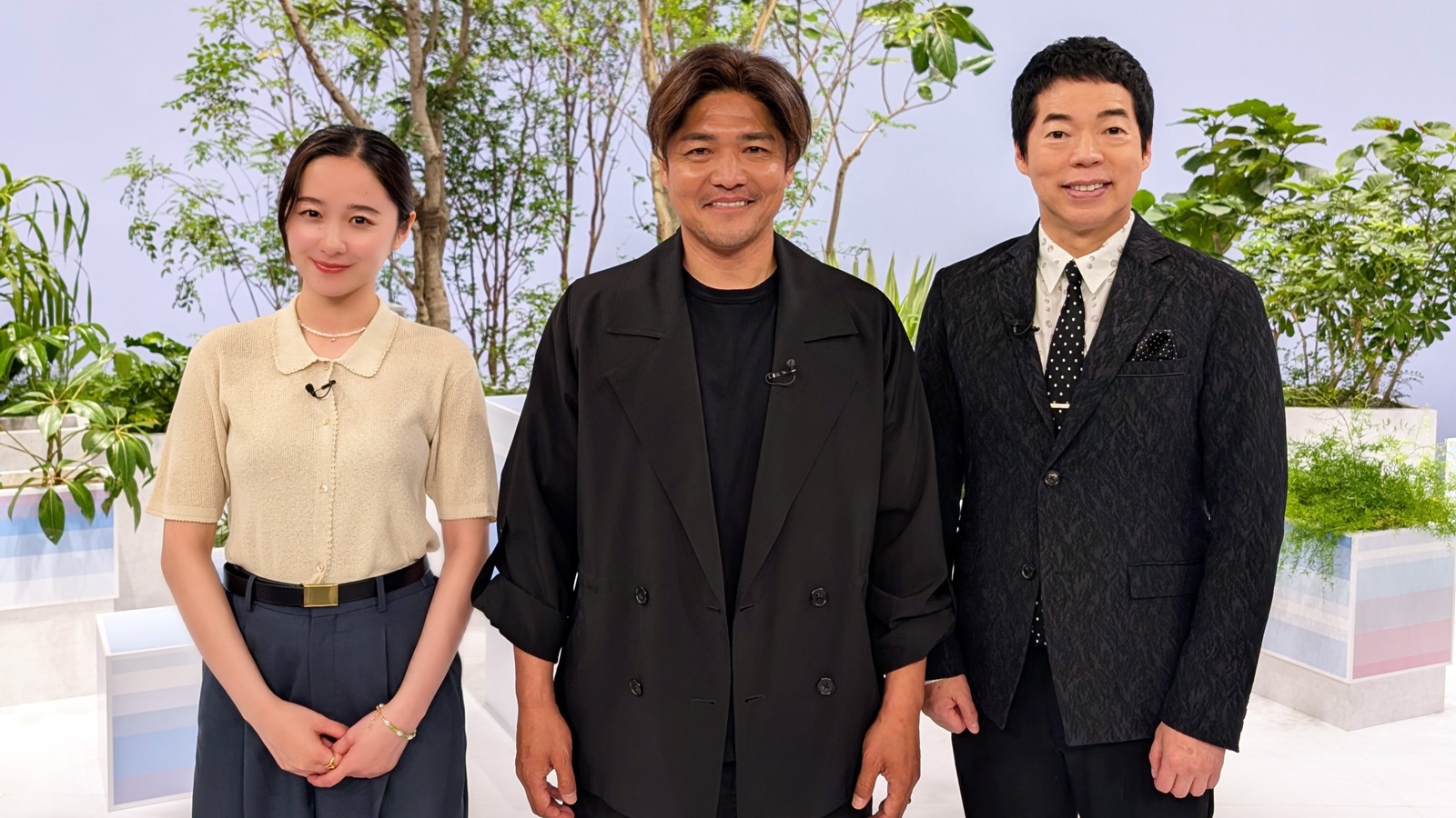 元サッカー日本代表の大久保嘉人、今田耕司、堀田真由の写真