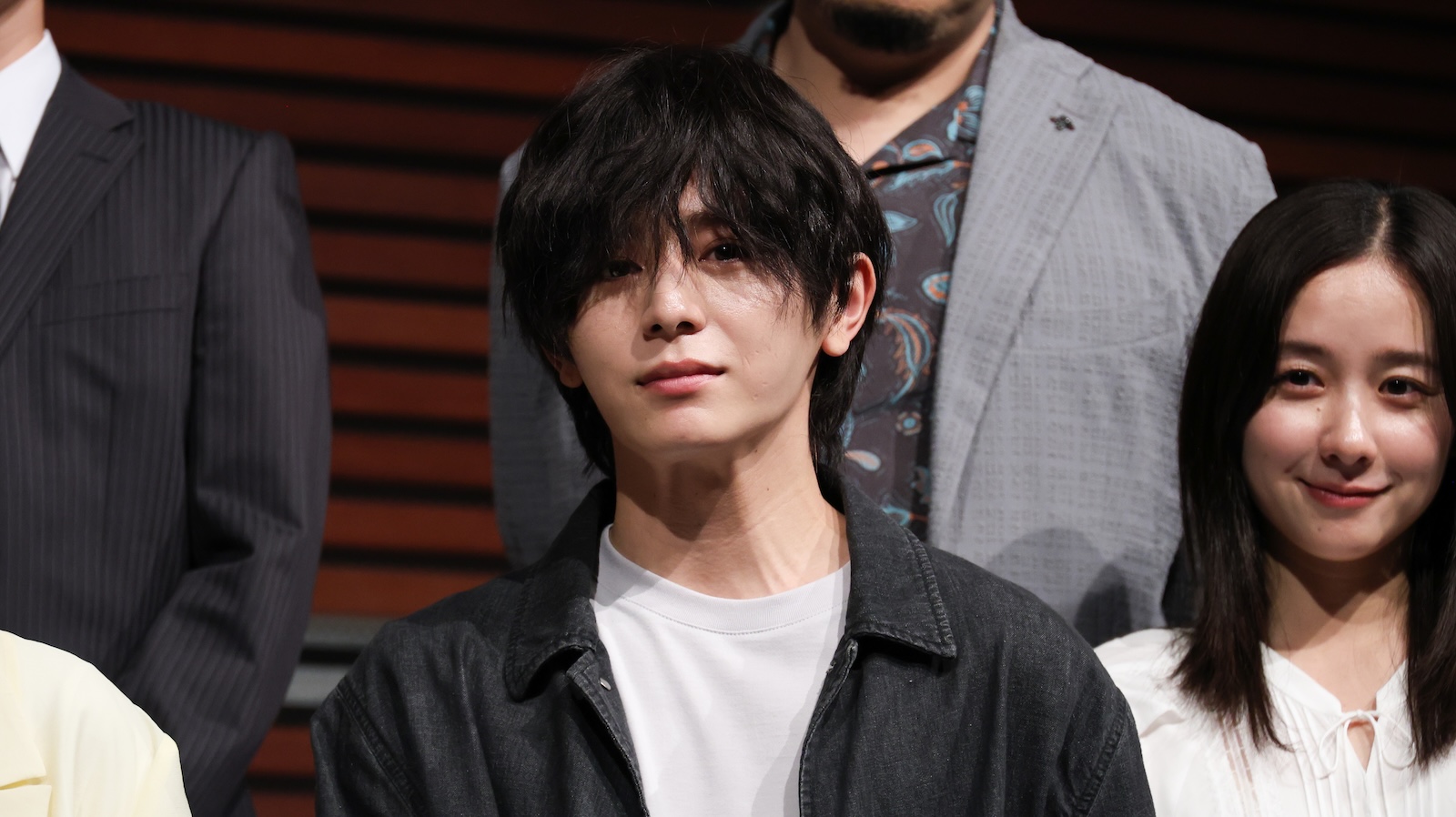 7月期日曜ドラマ『一次元の挿し木』の制作発表記者会見に登壇した山田涼介(Hey!Say!JUMP)