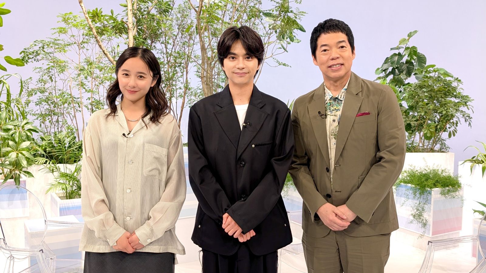 堀田真由、佐藤勝利(timelesz)、今田耕司の写真